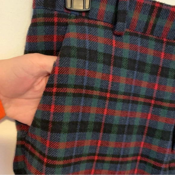 Men’s ASOS Black Label Plaid Festive Wool Blend Skinny Pants 28x32 - Picture 4 of 14